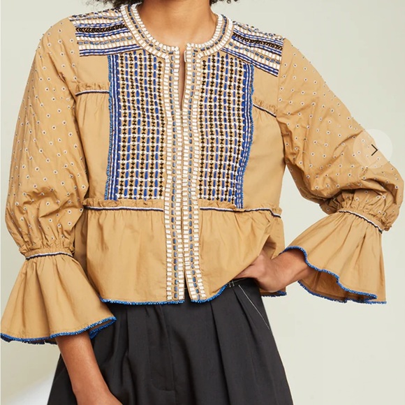 NWT Veronica Beard Mckenzie Embellished Jacket - Picture 6 of 6